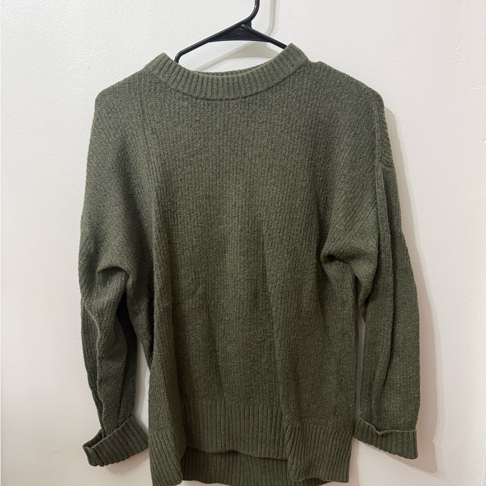 Old Navy Olive Green Textured Sweater